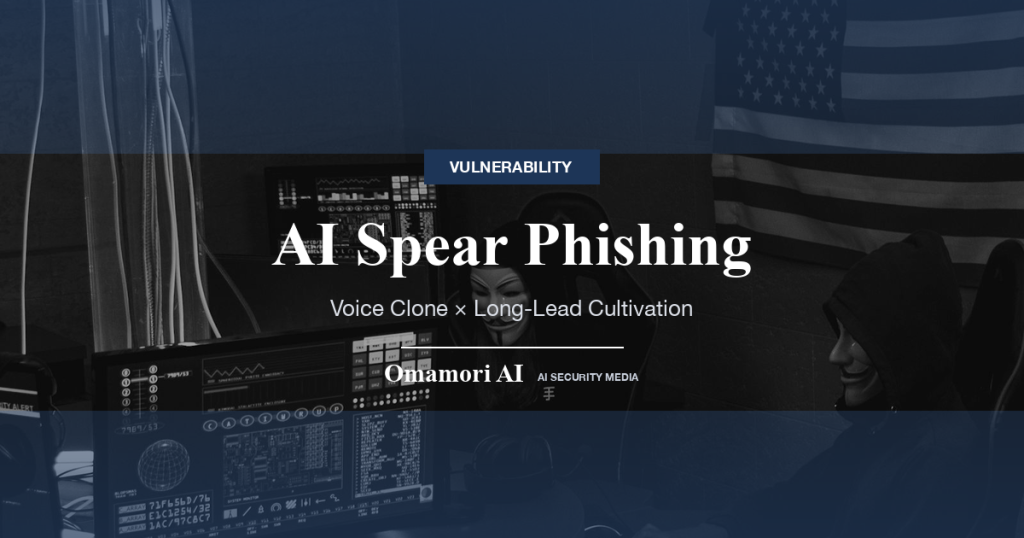 AI Spear Phishing — Voice Clone × Long-Lead Cultivation