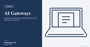 AI Gateways — Comparing Cloudflare, Lakera, Portkey, and Helicone for security. Illustrations by Storyset