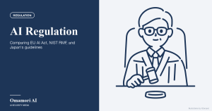 AI Regulation — Comparing EU AI Act, NIST RMF, and Japan's guidelines. Illustrations by Storyset