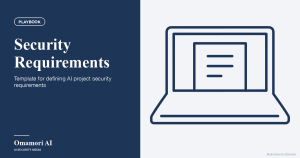 Security Requirements — Template for defining AI project security requirements. Illustrations by Storyset