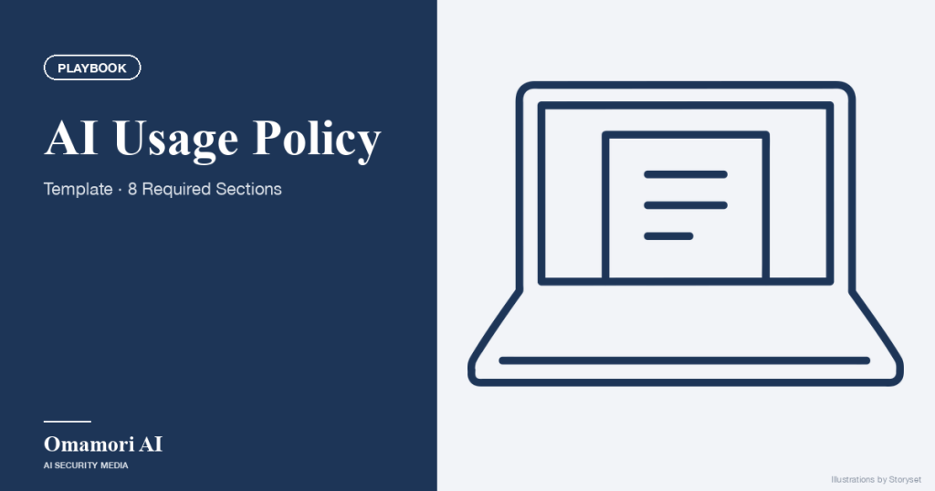 AI Usage Policy — Template · 8 Required Sections