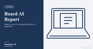 Board AI Report — Ready-to-use AI risk reporting format for executives. Illustrations by Storyset
