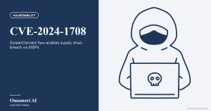 CVE-2024-1708 — ScreenConnect flaw enables supply chain breach via MSPs. Illustrations by Storyset