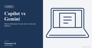 Copilot vs Gemini — Which enterprise AI suite wins on security defense. Illustrations by Storyset