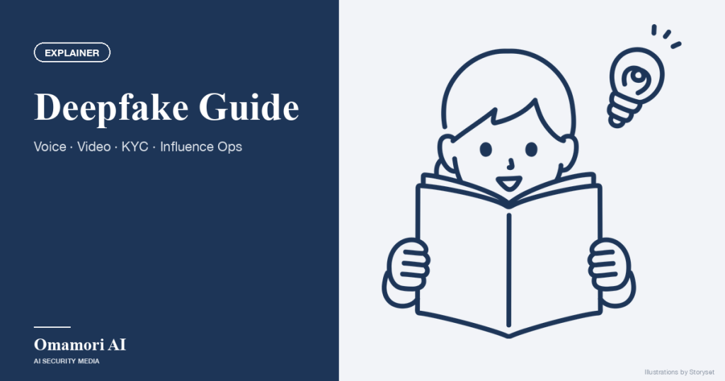 Deepfake Guide — Voice · Video · KYC · Influence Ops