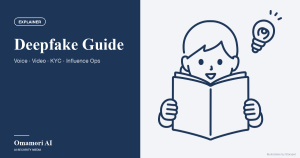 Deepfake Guide — Voice · Video · KYC · Influence Ops