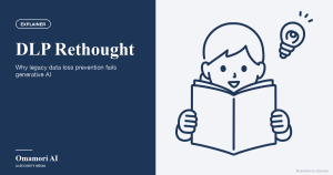 DLP Rethought — Why legacy data loss prevention fails generative AI. Illustrations by Storyset