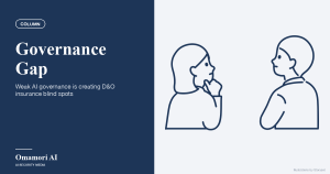 Governance Gap — Weak AI governance is creating D&O insurance blind spots. Illustrations by Storyset