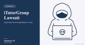 iTutorGroup Lawsuit — Legal fallout from AI age filtering in hiring. Illustrations by Storyset
