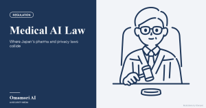 Medical AI Law — Where Japan's pharma and privacy laws collide. Illustrations by Storyset