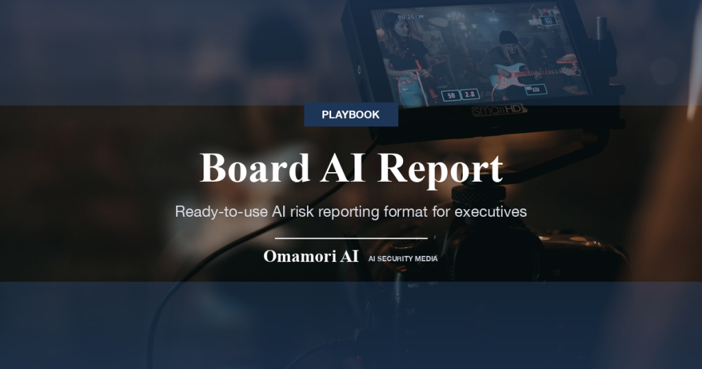 Board AI Report — Ready-to-use AI risk reporting format for executives