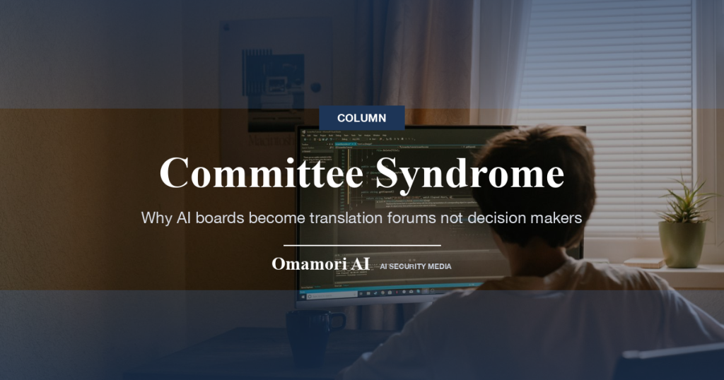 Committee Syndrome — Why AI boards become translation forums not decision makers
