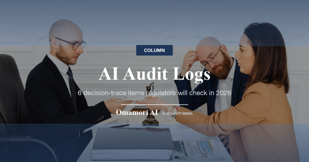AI Audit Logs — 6 decision-trace items regulators will check in 2026