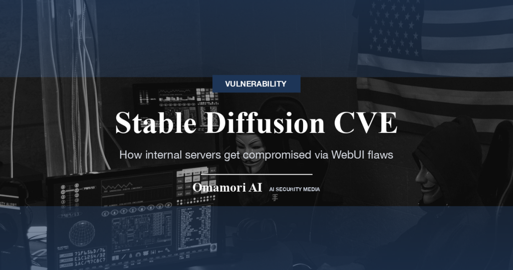 Stable Diffusion CVE — How internal servers get compromised via WebUI flaws