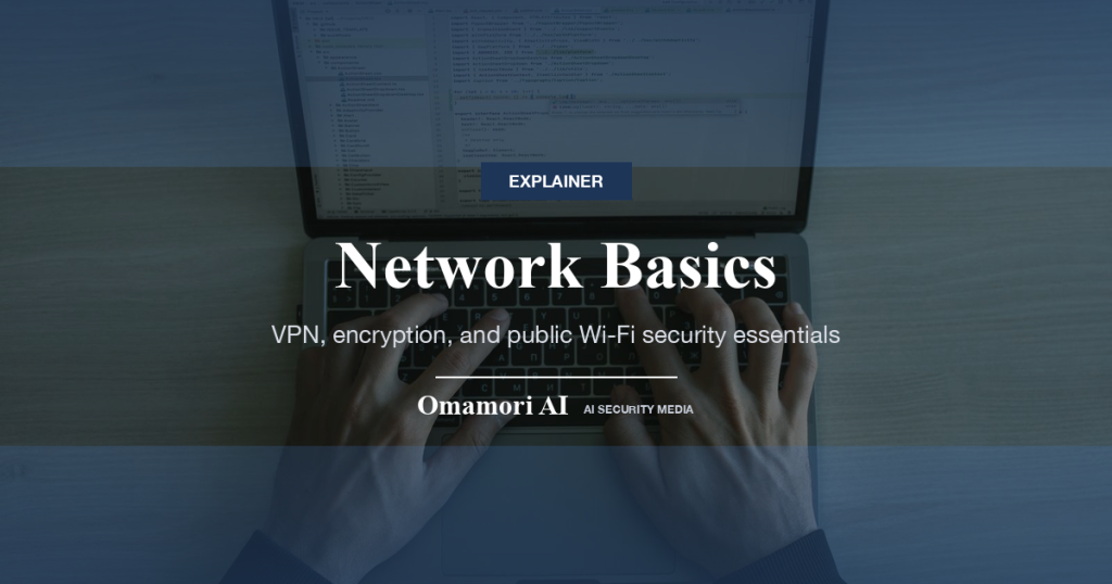 Network Basics — VPN, encryption, and public Wi-Fi security essentials