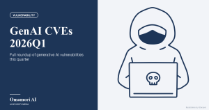 GenAI CVEs 2026Q1 — Full roundup of generative AI vulnerabilities this quarter. Illustrations by Storyset