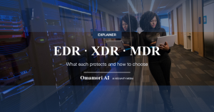 EDR · XDR · MDR — What each protects and how to choose