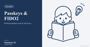 Passkeys & FIDO2 — Phishing-resistant auth for the AI era. Illustrations by Storyset