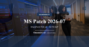 MS Patch 2026-07 — SharePoint RCE x3 · AD FS EoP