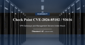 Check Point のVPNゲートウェイと管理サーバーに悪用中の脆弱性2件（CVE-2026-85102 / CVE-2026-93616）— 認証なしで任意コード実行