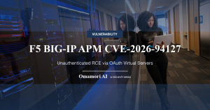 F5 BIG-IP APM に認証不要のリモートコード実行（CVE-2026-94127）— 悪用確認済み、OAuth を設定した仮想サーバーが標的
